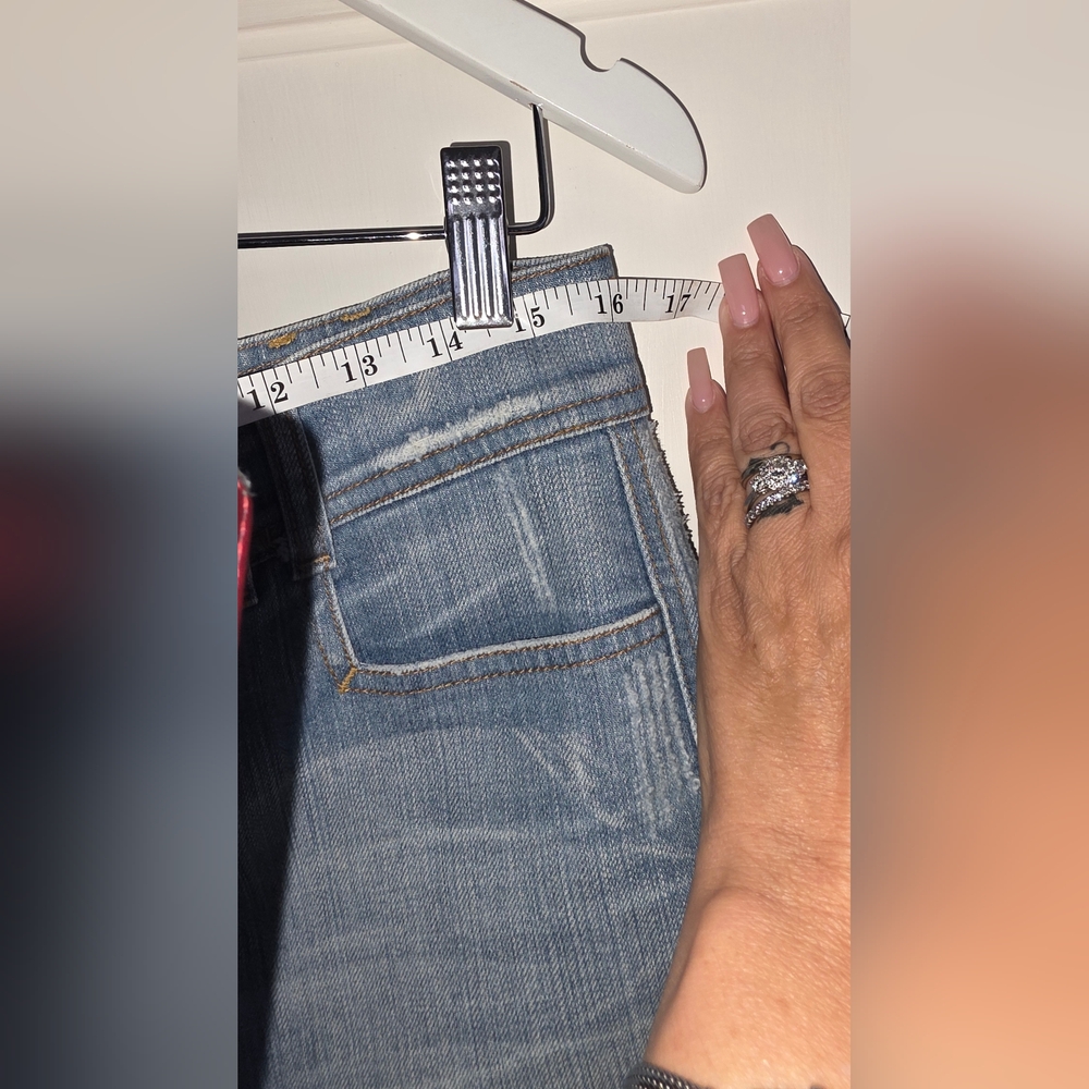 For All 7 Mankind Denim A-Line Skirt Size 28 - Picture 12 of 15